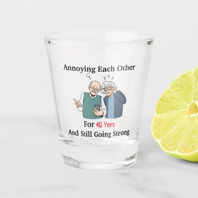 Verre A Shot Ennuyant (Devant)