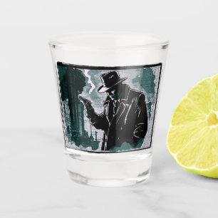 Verre A Shot Enquêteurs Urbains de Ville Crue Style Vintage 194