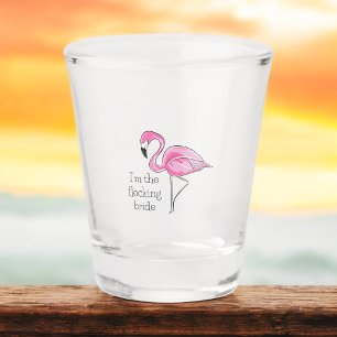 Verre A Shot Enterrement de vie de jeune fille Flamingo Je suis