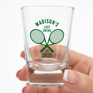 Verre A Shot Enterrement de vie de jeune fille Tennis Dernier S