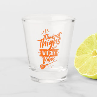 Verre A Shot Épais Cuirs Et Vibes De Cuisine Drôle Halloween