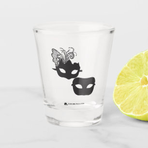 Verre A Shot ÉPARGNER Une Paire De Masques Masqués