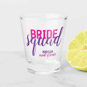 Verre A Shot Équipe de la mariée nouveauté rose scénario enterr