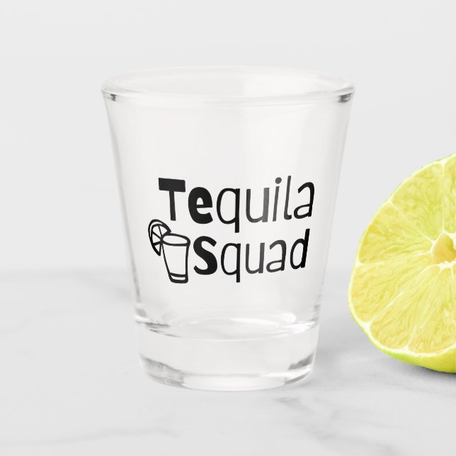 Verre A Shot Équipe de Tequila  (Devant)
