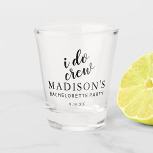 Verre A Shot Équipe du 'Je Dis Oui' Mariage personnalisé