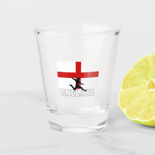 Verre A Shot Équipe nationale d'Angleterre de football Soccer