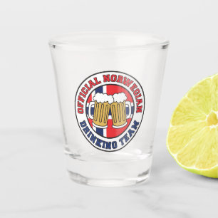 Verre A Shot Équipe norvégienne de boisson officielle