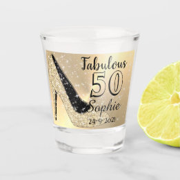 Verre A Shot Fabulosité personnalisée pour 50 ans