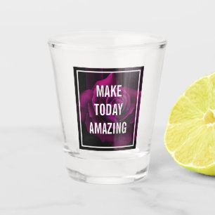 Verre A Shot Faites aujourd'hui Extraordinaire Purple Rose Insp