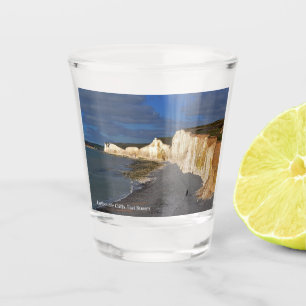 Verre A Shot Falaises d'Eastbourne dans East Sussex England Kee