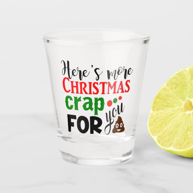 Verre A Shot Fantaisie de Noël (Devant)