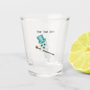 Verre A Shot Fantôme habillé élégamment Chapeau haut de forme b