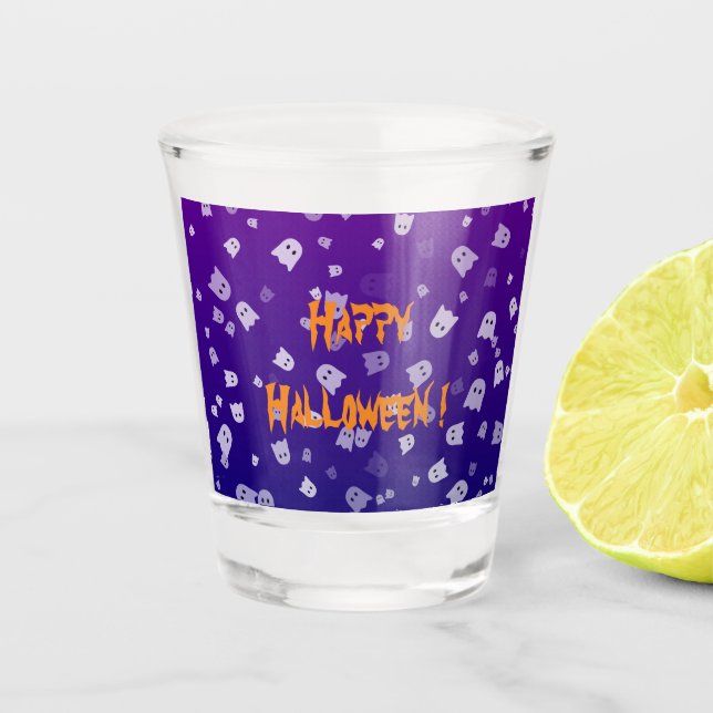 Verre A Shot Fantômes d'Halloween (Devant)
