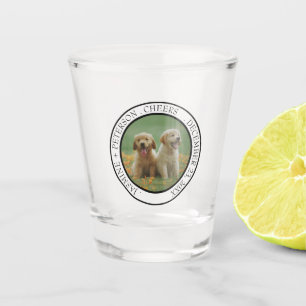 Verre A Shot Faveur de mariage personnalisée pour chien, photo