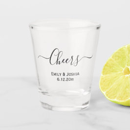 Verre A Shot Faveur de noce personnalisée par coutume