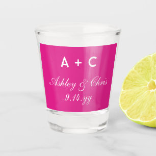 Verre A Shot Faveur de réception de mariage personnalisée moder