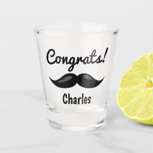 Verre A Shot Félicitations pour sa moustache