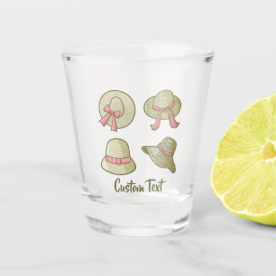 Verre A Shot Femme Casquette d'été Jaune