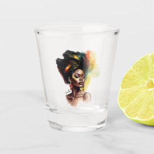 Verre A Shot Femmes afro-américaines autonomes (2)