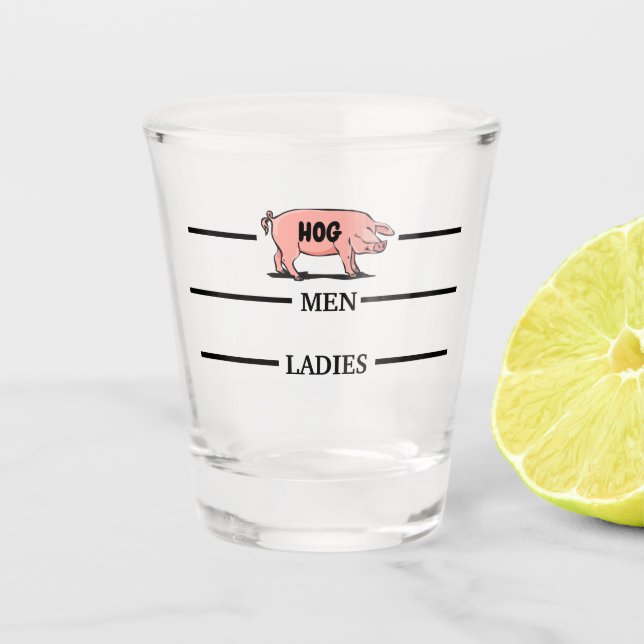 VERRE A SHOT FEMMES-POINTS (Devant)