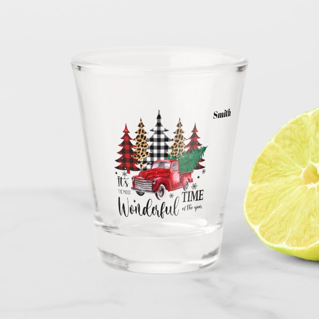 Verre A Shot Festif merveilleux (Devant)