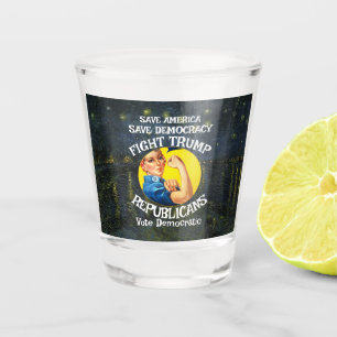 Verre A Shot Fête d'anniversaire des filles du Parti républicai