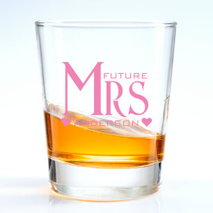 Verre A Shot Fête de fiançailles de Mme Future Rose Cadeau de d