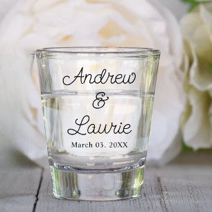 Verre A Shot Fête de mariage personnalisée Favoriser personnali