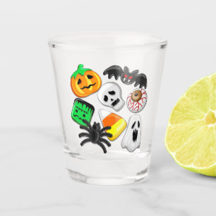 Verre A Shot Fête des Candies Éffrayantes d'Halloween
