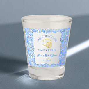 Verre A Shot Fête des mariées principale Squeeze Carreaux bleu 