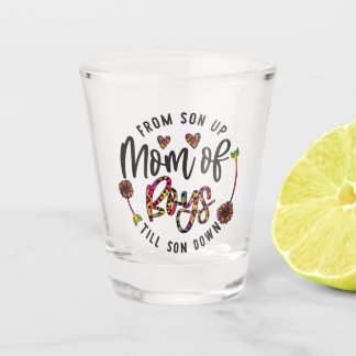 Verre A Shot Fête des mères Amour maman