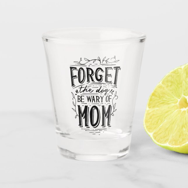 Verre A Shot Fête des mères Amour maman (Devant)