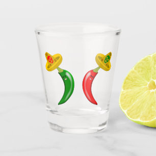Verre A Shot Fête des Mexicains Morts