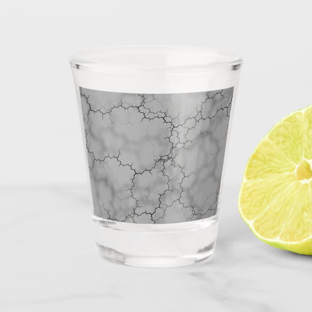 Verre A Shot Fête des pères Motif en marbre gris (Devant)