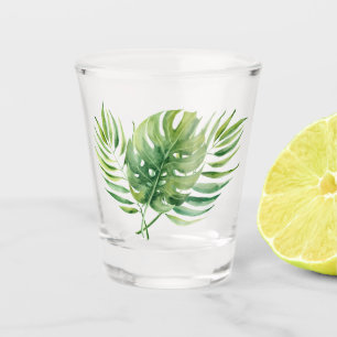 Verre A Shot Feuille verte
