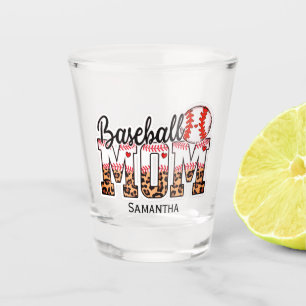 Verre A Shot Fier Mère De Baseball - Amateur Du Jour Du Jeu