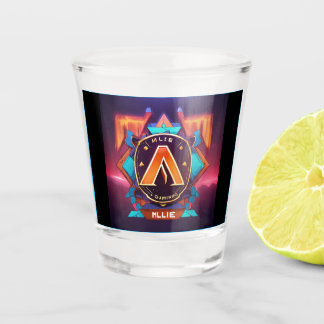 Verre A Shot Fierce "M Like Gaming" Logo Art -
