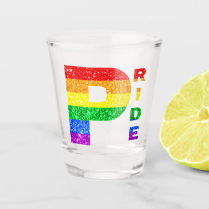 VERRE A SHOT "FIERTE" ARC-EN-CIEL #3