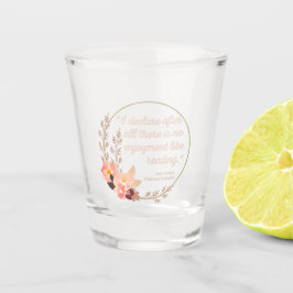 Verre A Shot Fierté et préjugé Citation III - Style mignon