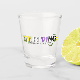 Verre A Shot Fierté non-binaire florissante