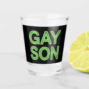 Verre A Shot Fils gay drôle Fierté LGBTQ