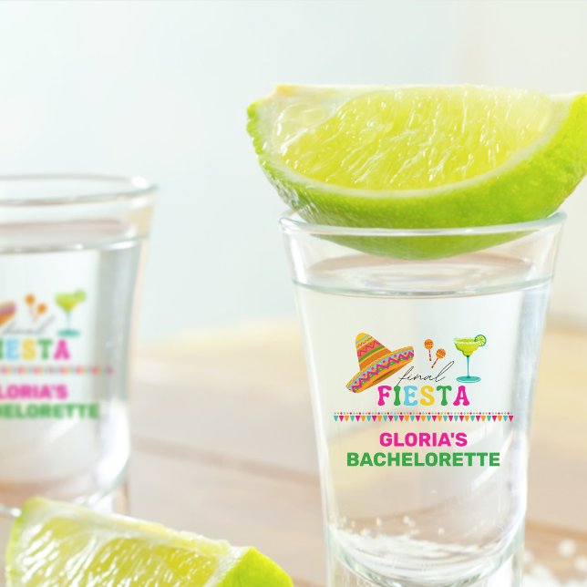 Verre A Shot Finale Fiesta Mexicaine Tequila Bachelorette (Créateur téléchargé)
