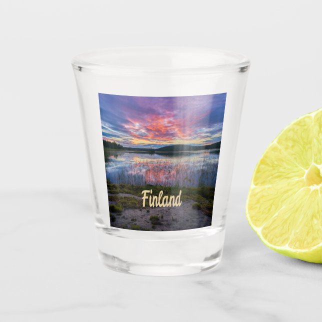 Verre A Shot Finlande Helsinki Europe du Nord (Devant)