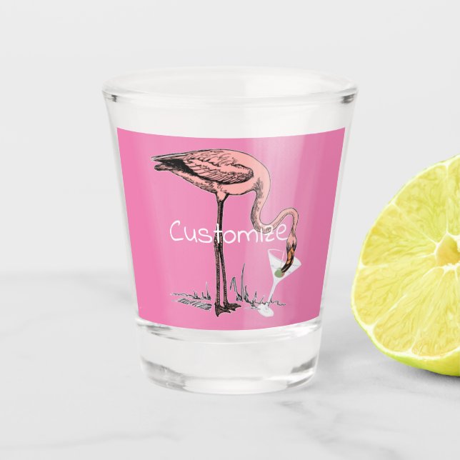 Verre A Shot Flamant rose Boire Martini Thunder_Cove (Devant)