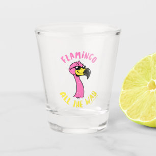 Verre A Shot Flamant rose En Tout