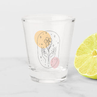 Verre A Shot Fleur