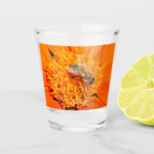 Verre A Shot Fleur pollinisatrice d'abeille de miel Thunder_Cov