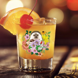 Verre A Shot Fleurs de hérisson mignonnes