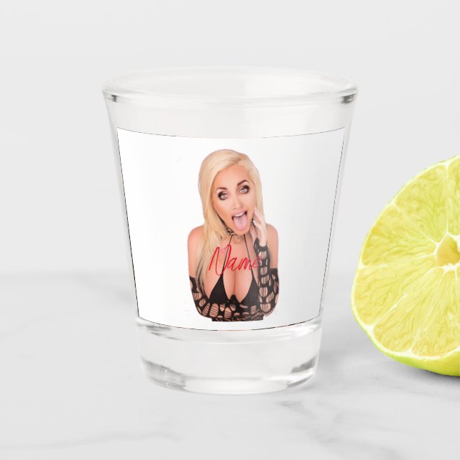 Verre A Shot Flirty blonde Thunder_Cove (Devant)