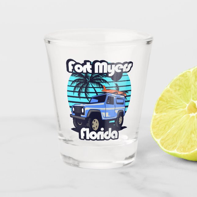 Verre A Shot Fort Myers Floride (Devant)